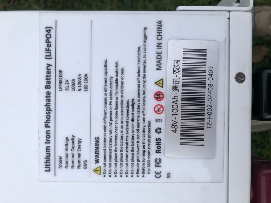 АКБ 5.2 кВт час 48В LIFEPO4. Заводські акумулятор 48 вольт lifero4