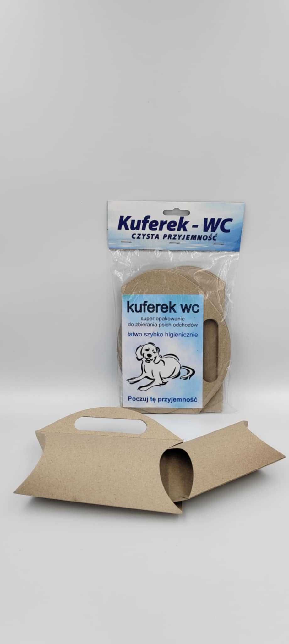 KUFEREK WC woreczek,pudełko,saszetka na psią kupę rozmiar M