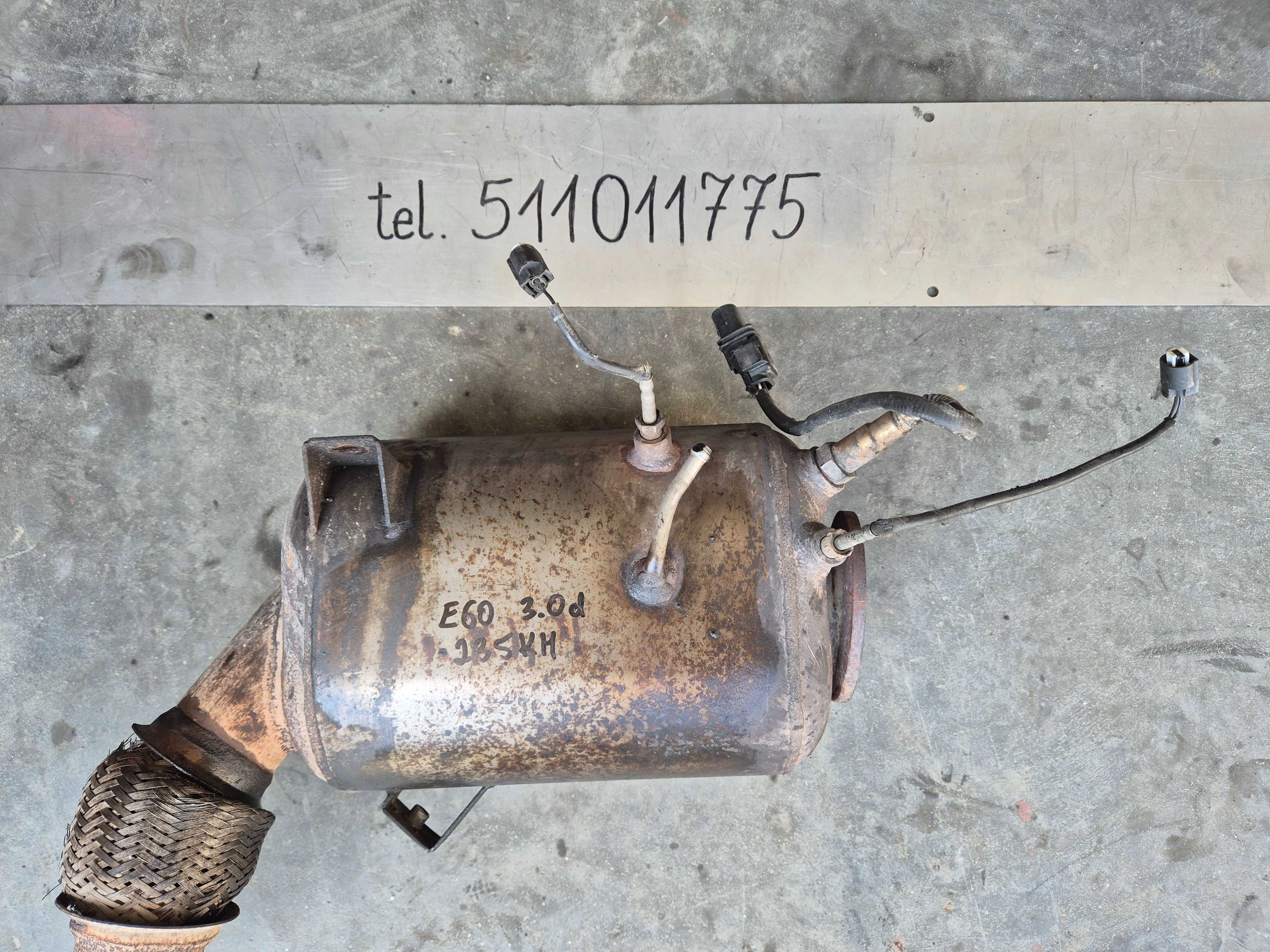 Katalizator DPF BMW E60 E61 530XD automat 3.0d M57N 231KM 235KM