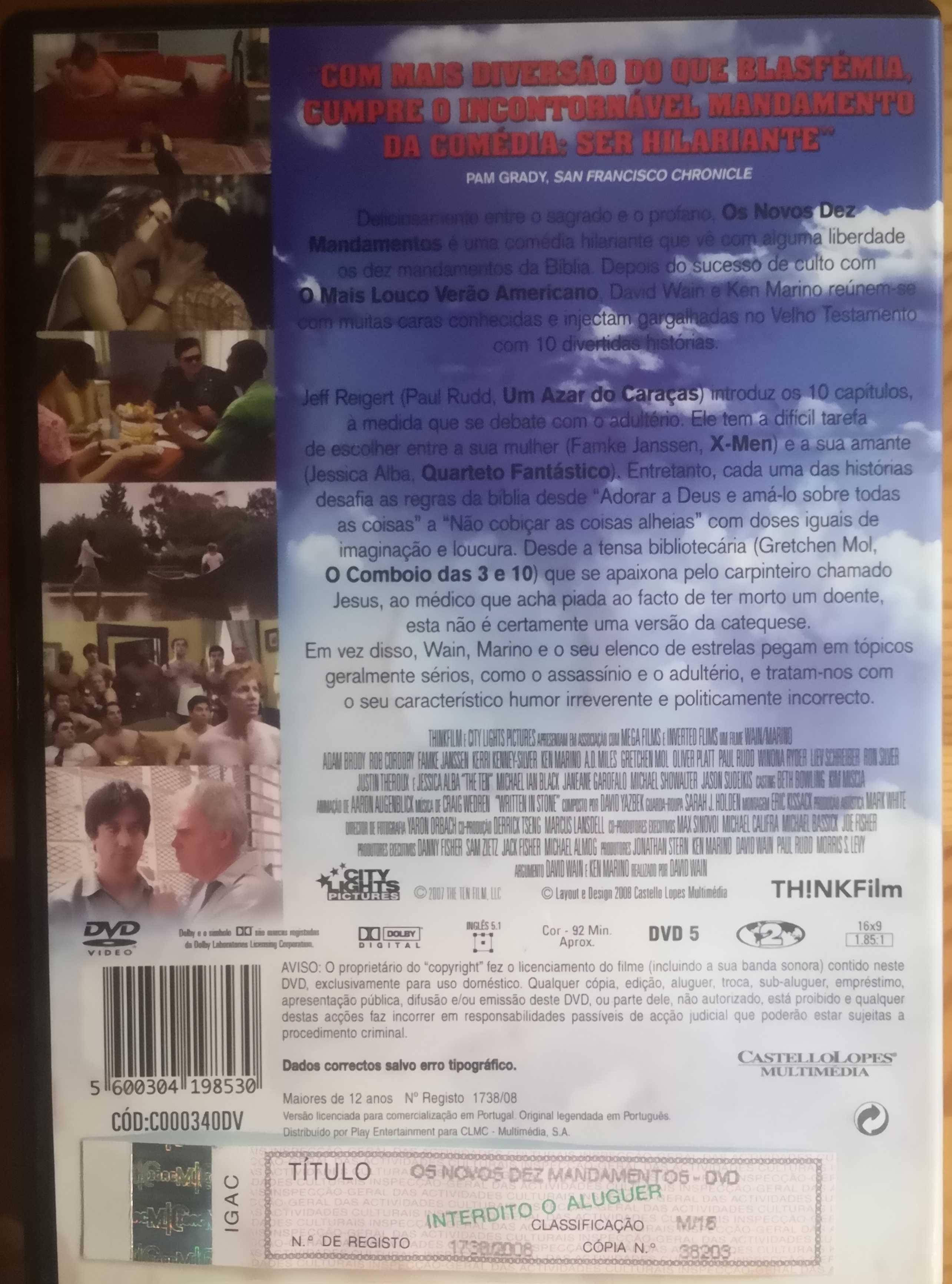 DVD "Os Novos Dez Mandamentos"