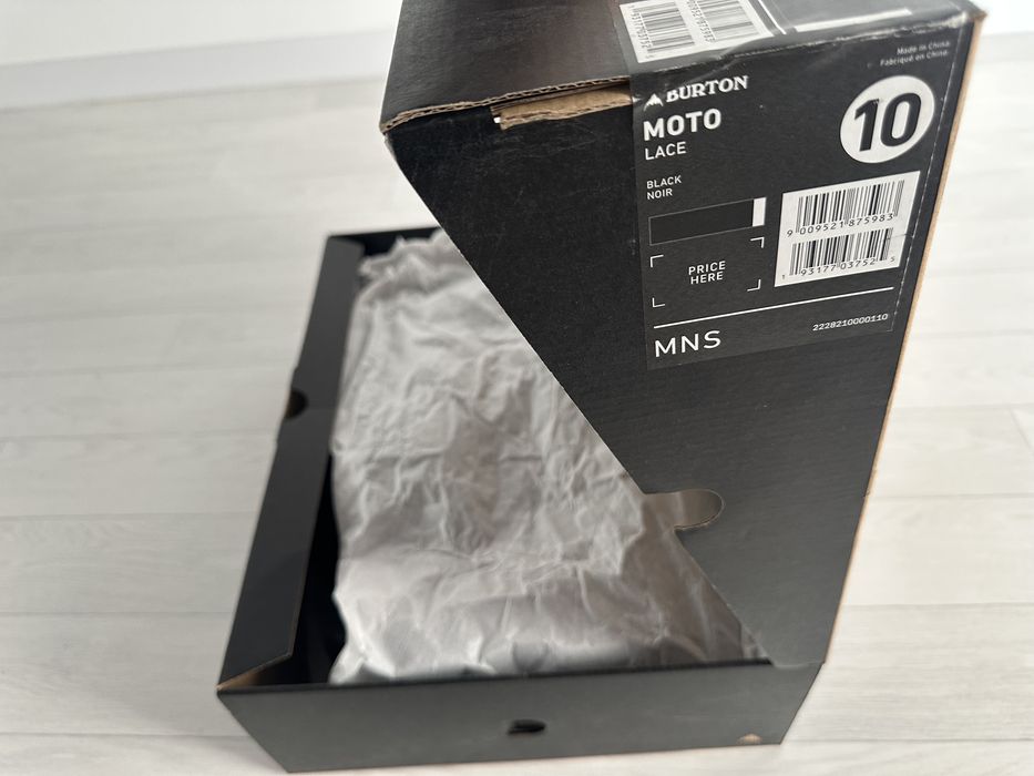 Черевики для сноуборду Burton MOTO LACE black 43