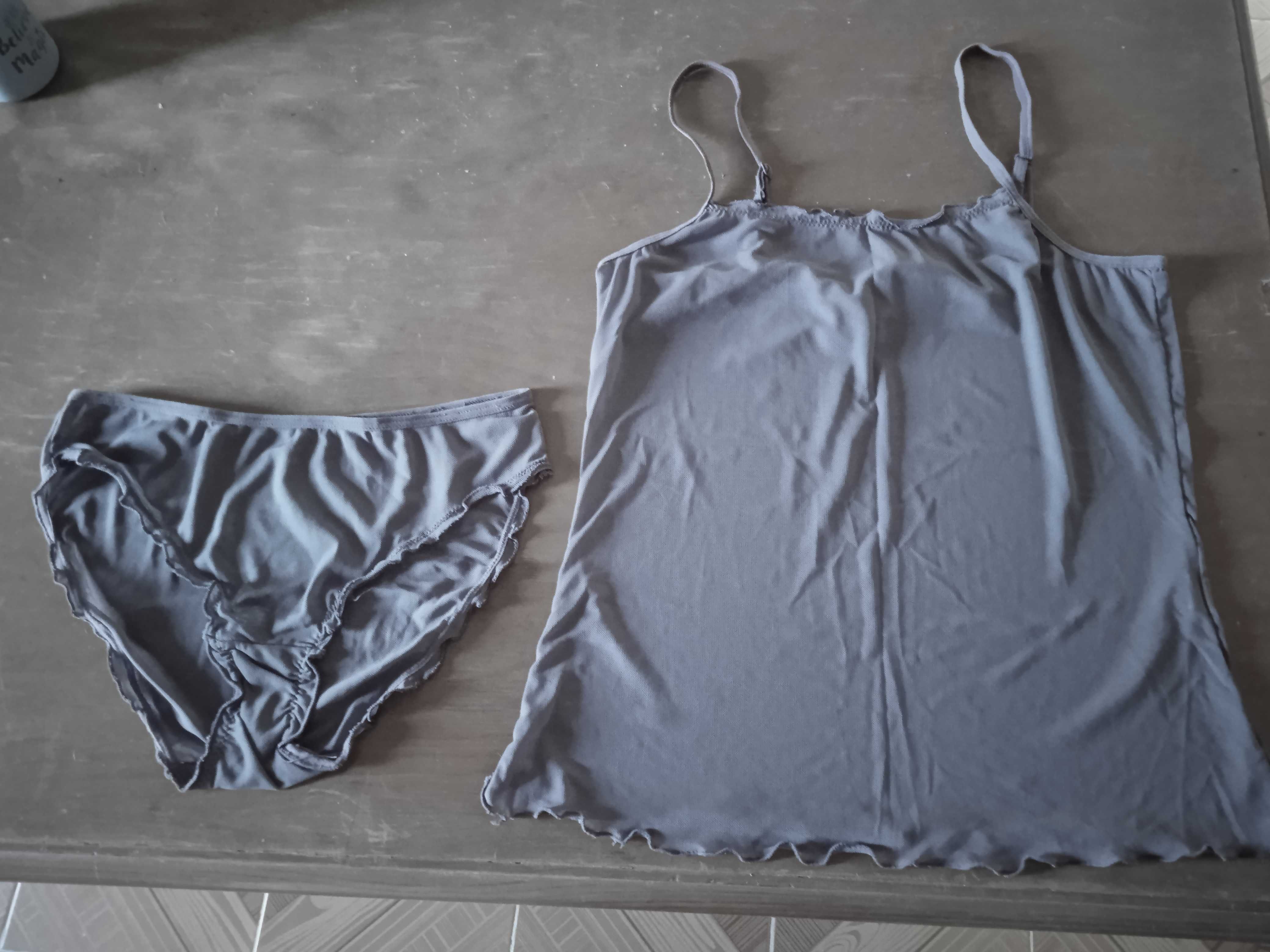 Conjunto roupa interior novo, lilás