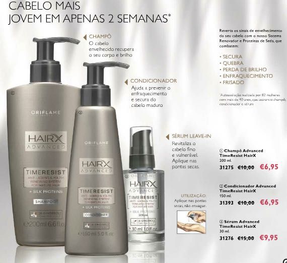 Champô + Condicionador Cabelo Maduro HairX