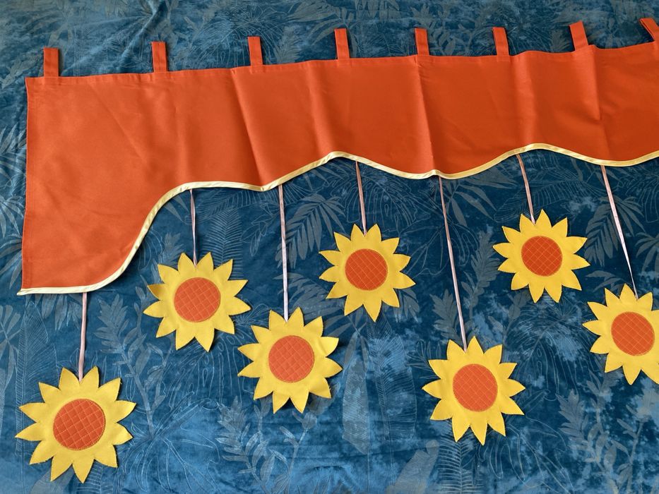 Lambrekin dla dziewczynki firanka panel