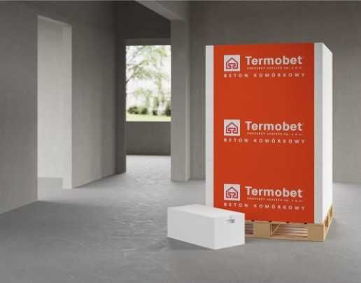 Bloczek beton komórkowy białyTermobet T 2,5/500 - 590x240x239 mm UZ