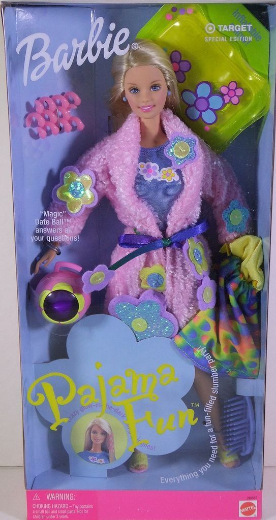 Barbie mattel кукла лялька барбі pajama fun 1999