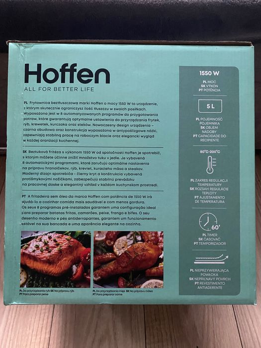 Frytkownica beztłuszczowa 5L Hoffen