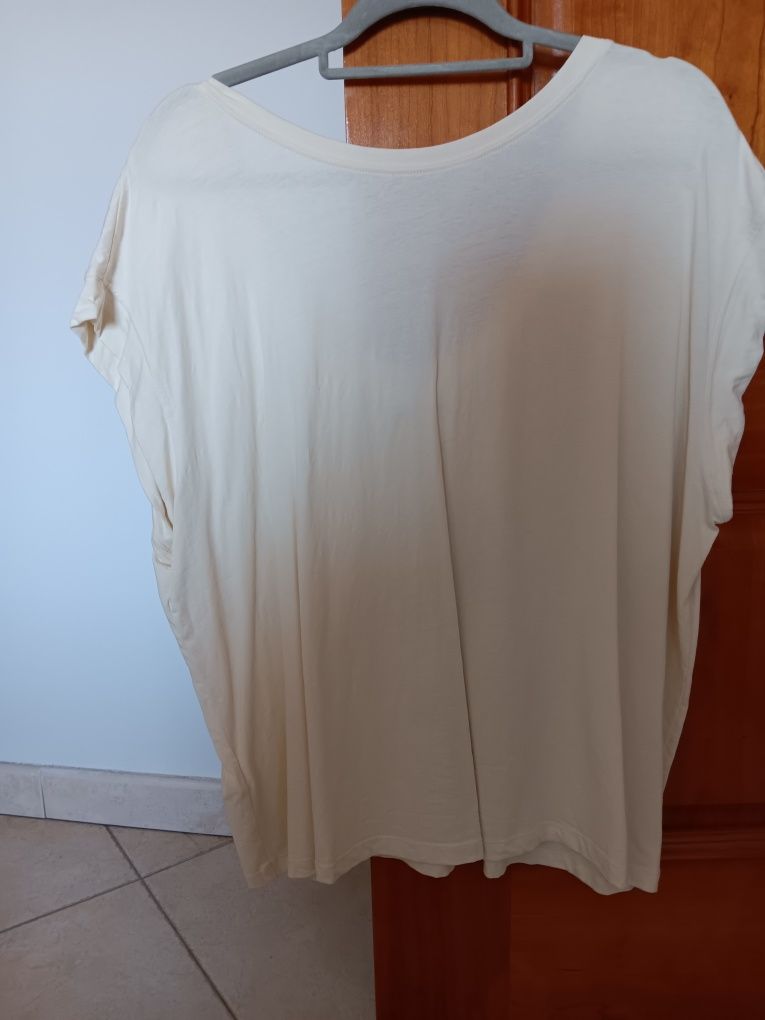 Top Tamanho Creme 2xl