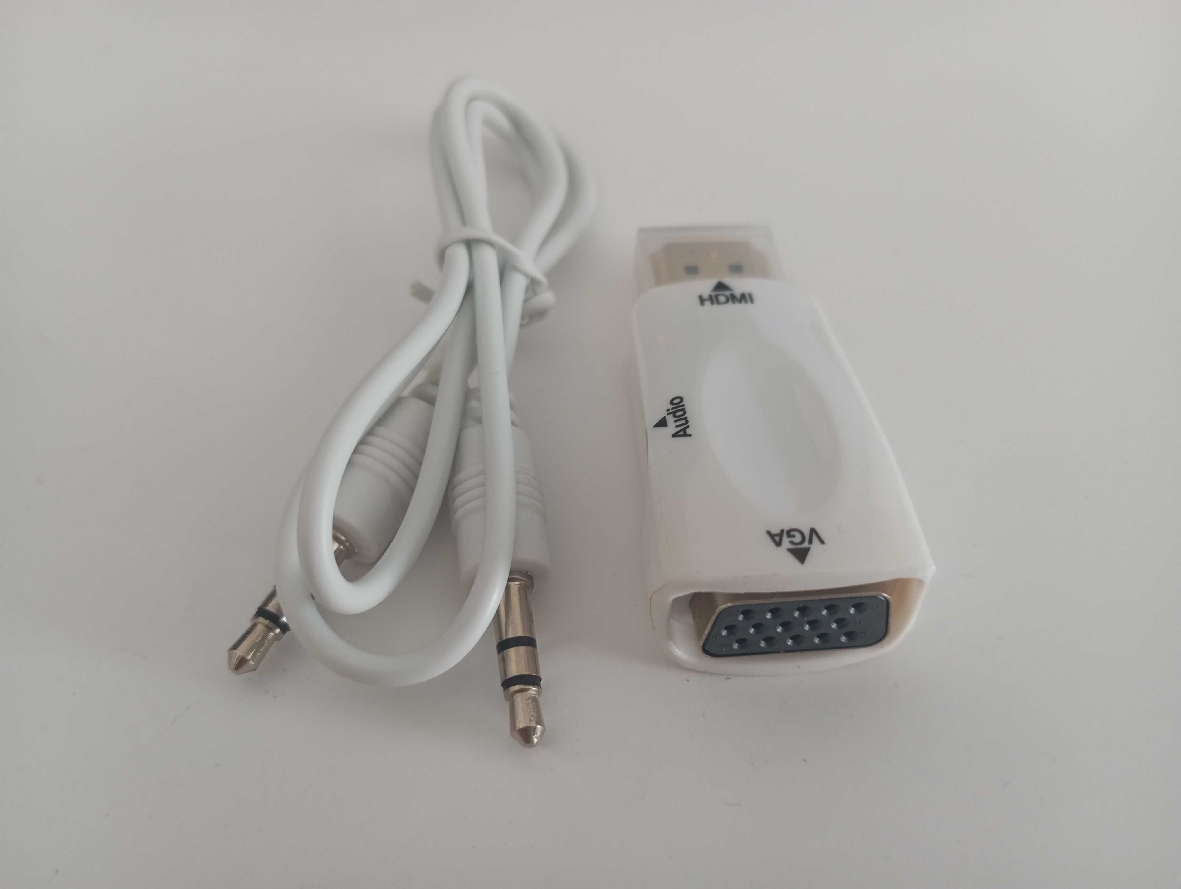 Конвертер видео адаптер HDMI - VGA переходник со звуком