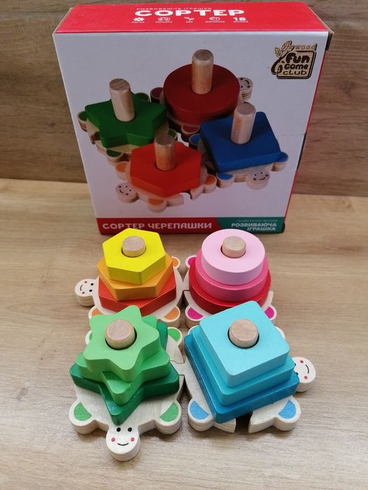 Сортер дерев'яний, як новий, в оригінальній коробці