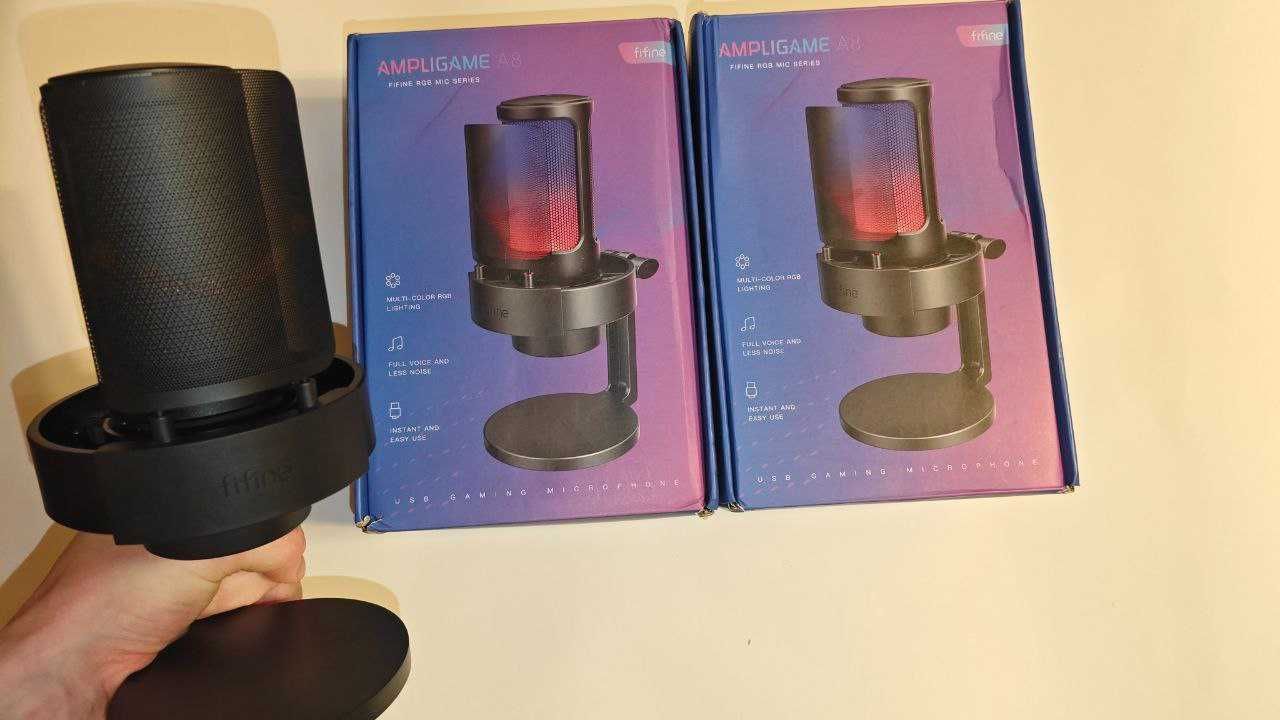 Мікрофон FIFINE A8 Аmpligame USB