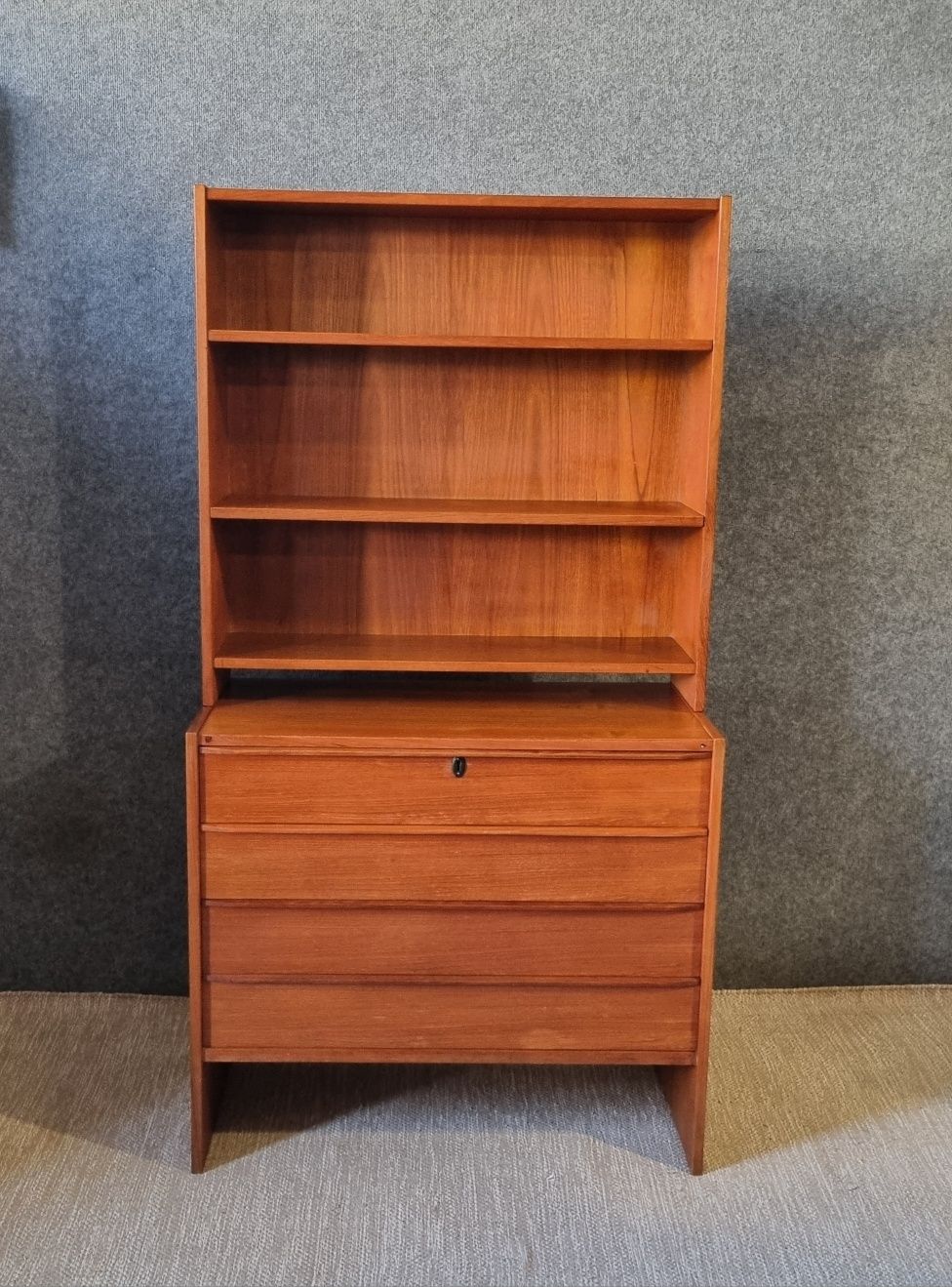 Duński Regał Teak lata 70 Mid Century