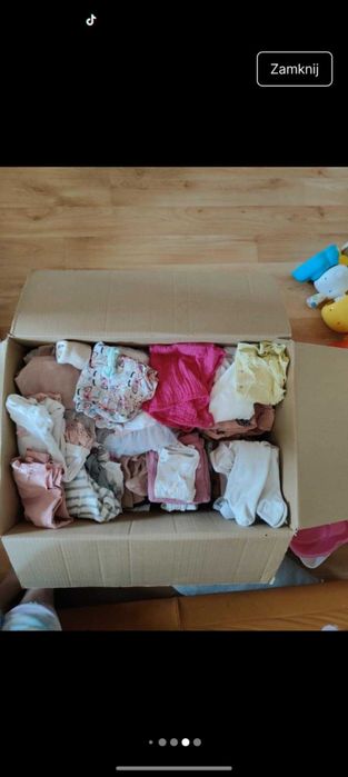 Ubranka dla dziewczynki rozmiar ubranek 50-72