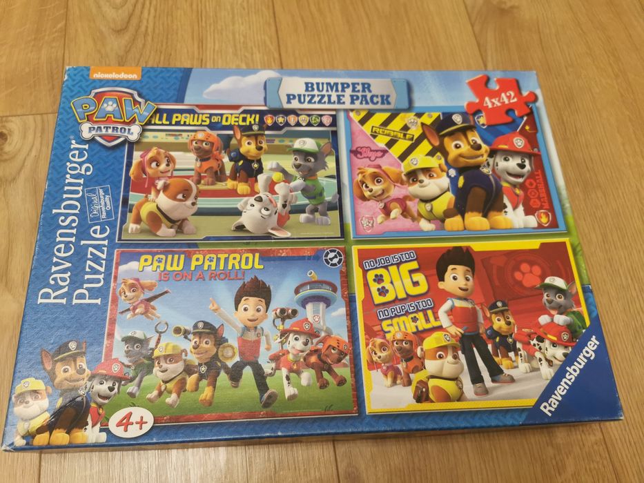 Puzzle RAVENSBURGER psi patrol, 4w1