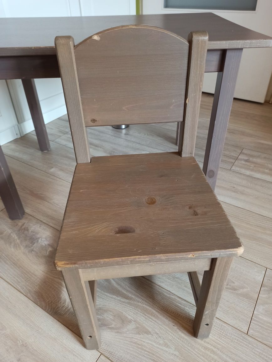 Stolik z krzesełkiem IKEA sundvik