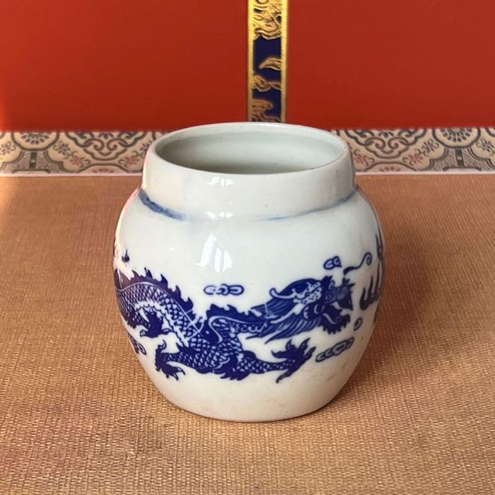 Poidło klatkowe dla dużych ptaków, Porcelana, Chiny