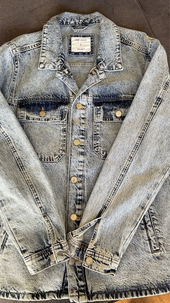 Meska kurtka jeansowa vintage tozmiar XL