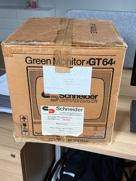 Monitor Schneider Green monitor GT64 do CPC 464 Amstrad