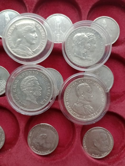 Moneta--5 Marek--1934-36--srebro
