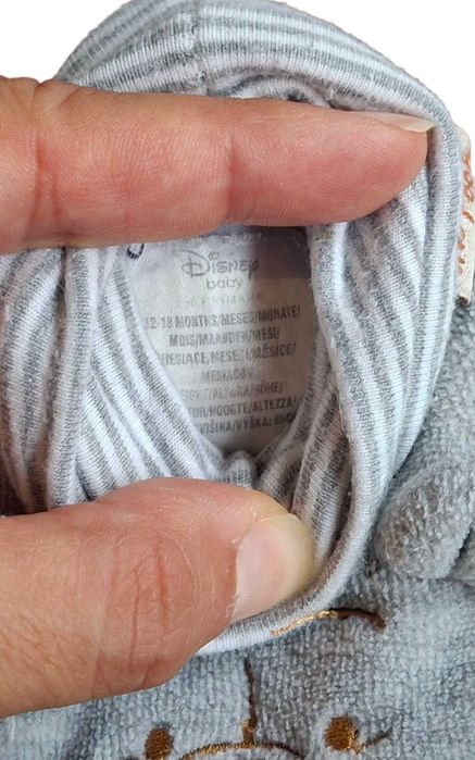 Pantufas Cinzentas Primark 12-18 meses