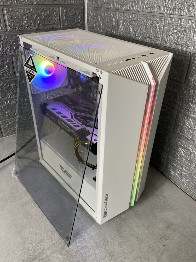 Игровой компьютер,ПК(i5-7600K,DDR4 16GB,RX 580 8GB,SSD 240Gb,HDD 1TB)