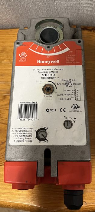 Siłownik do przepustnic S10010 Honeywell.