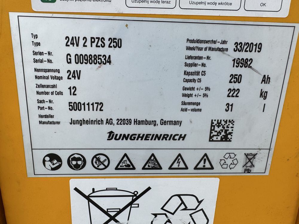 Електричний візок Jungheinrich ERE 120 2019