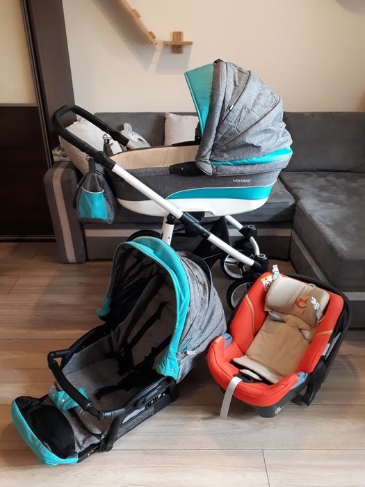 Wózek Bebetto Vulcano z fotelikiem Cybex