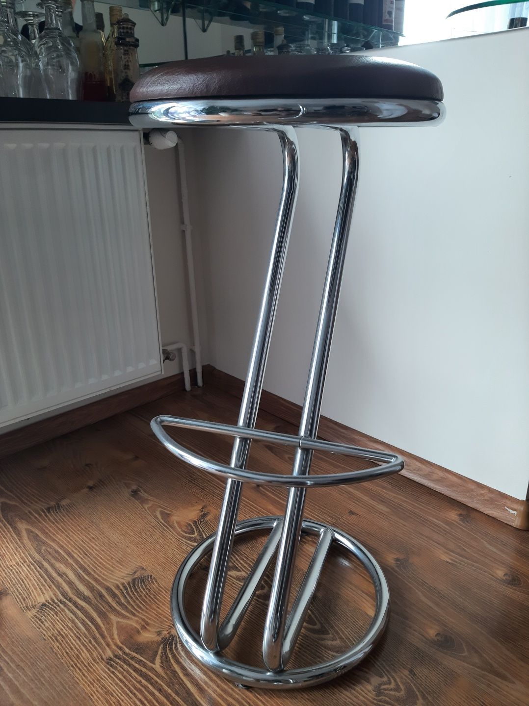 Barek szklany konsola lada + 2 hokery - OKAZJA