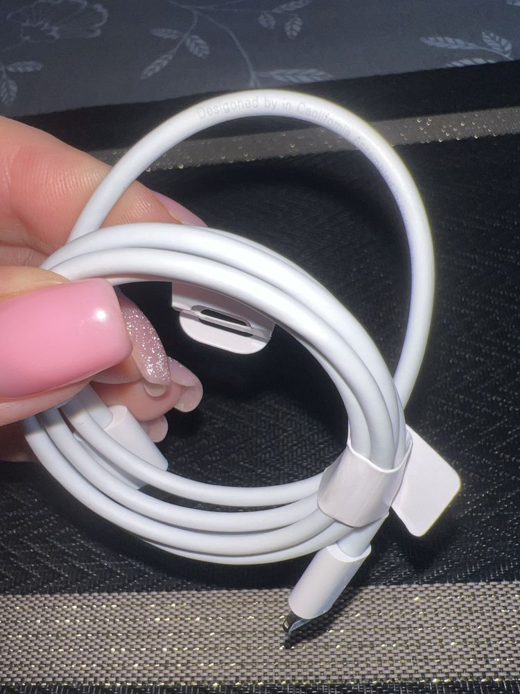 Оригінальний Кабель type c - lightning та блок зарядкидо iPhone і iPad