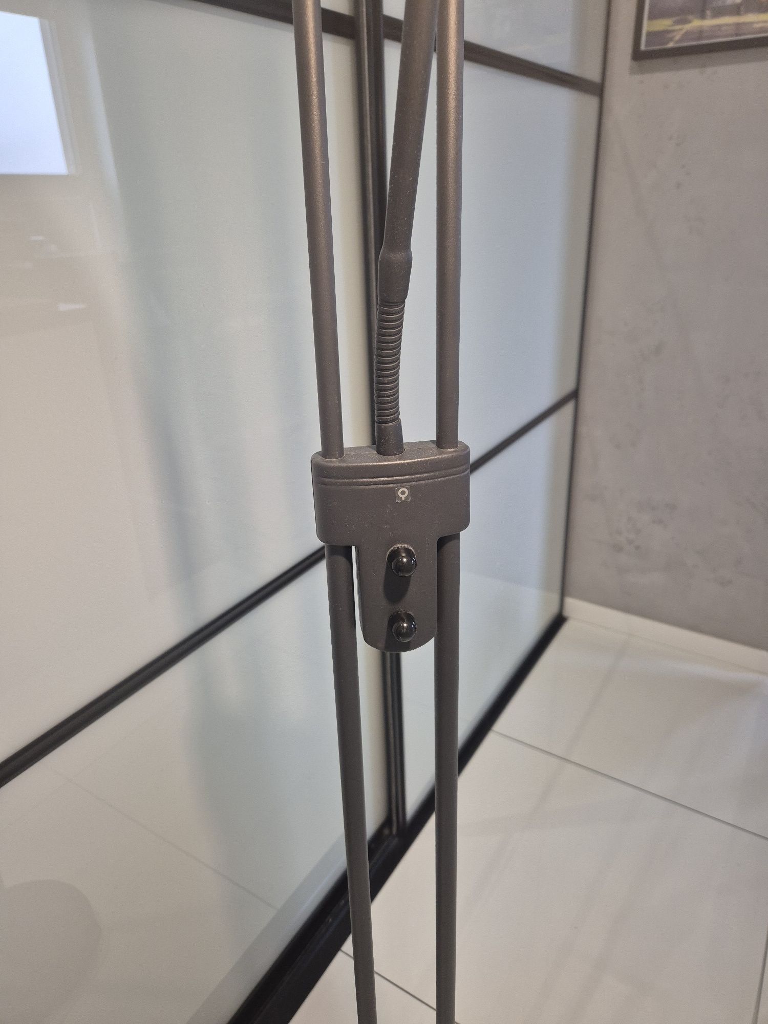 Lampa podłogowa grafit led 19W 5W