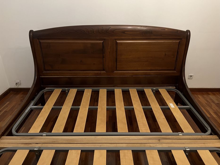 Estrutura de cama de madeira 2mx2m