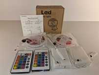 Y061 Zestaw Taśm LED RGB Pilot Baterie Dekoracyjne Oświetlenie