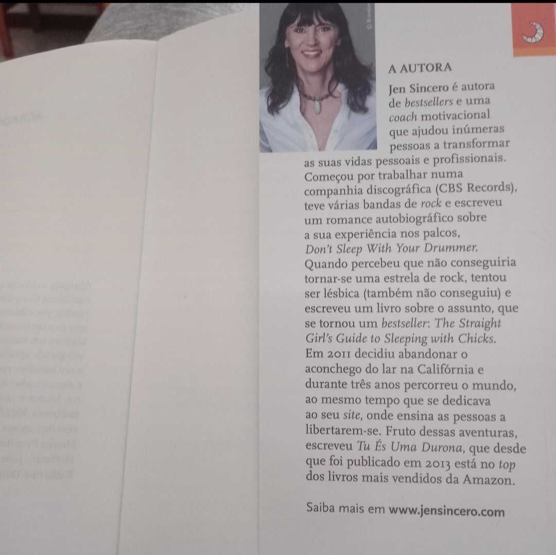 Livro " tu és uma durona"