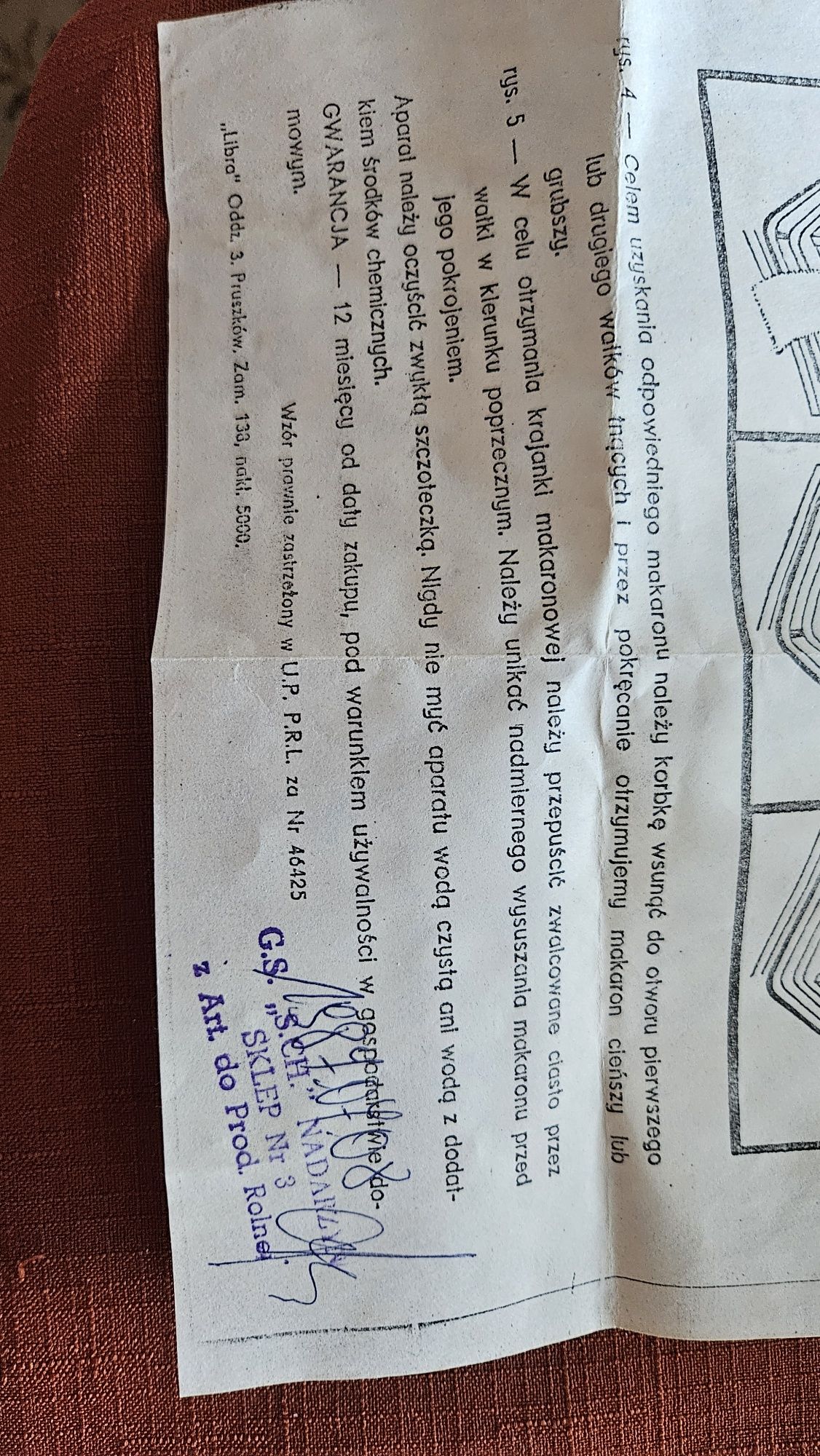 Maszynka do wyrobu makaronu