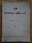 Instrukcja naprawy JUNAK M-10 Rok 1965
