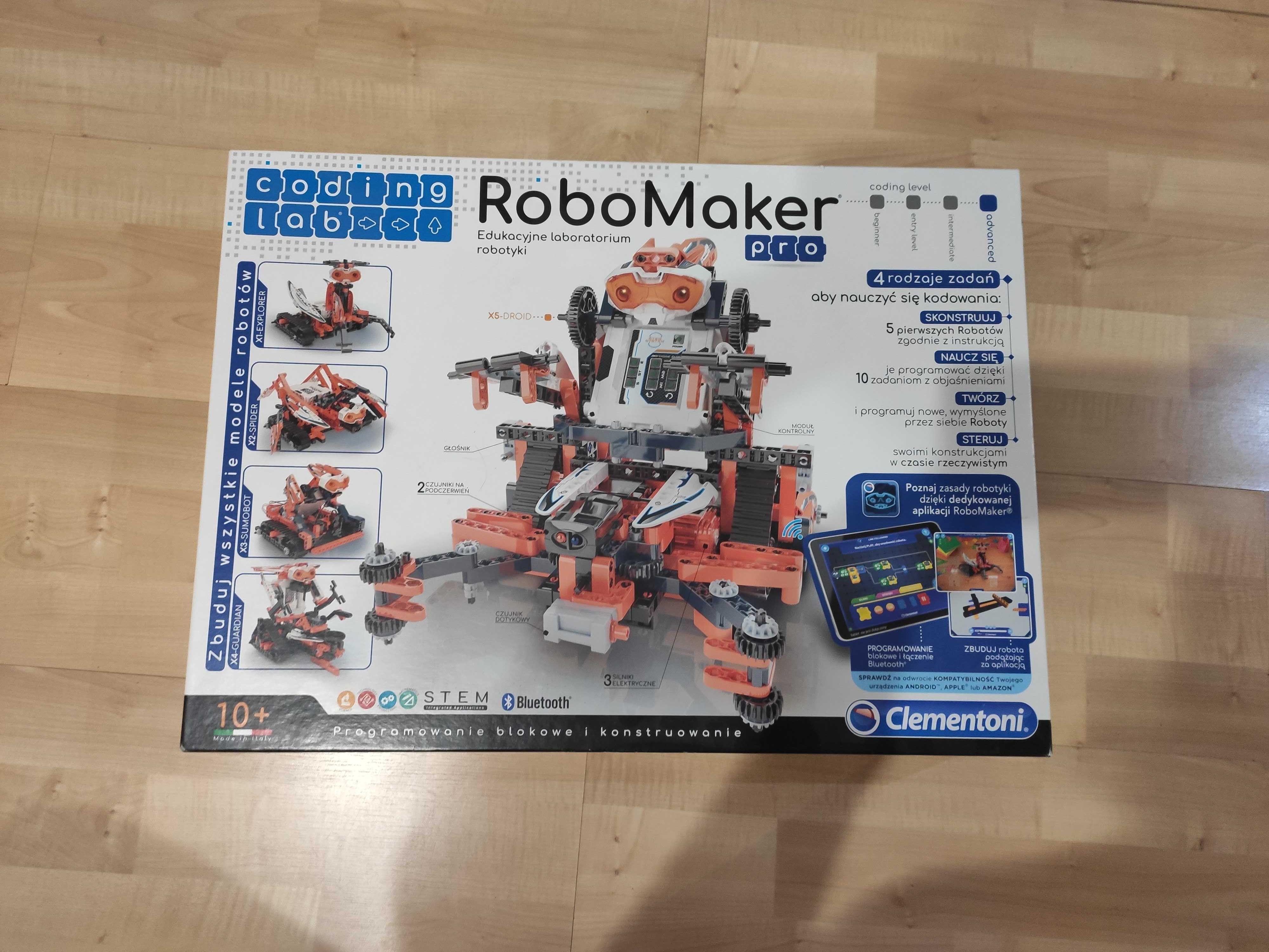 RoboMaker edukacyjne laboratorium robotyki Clementoni 10+