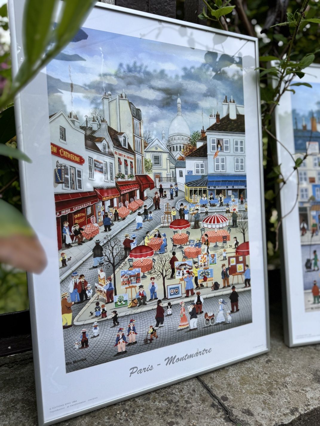 Paryż na plakatach vintage 1984rok