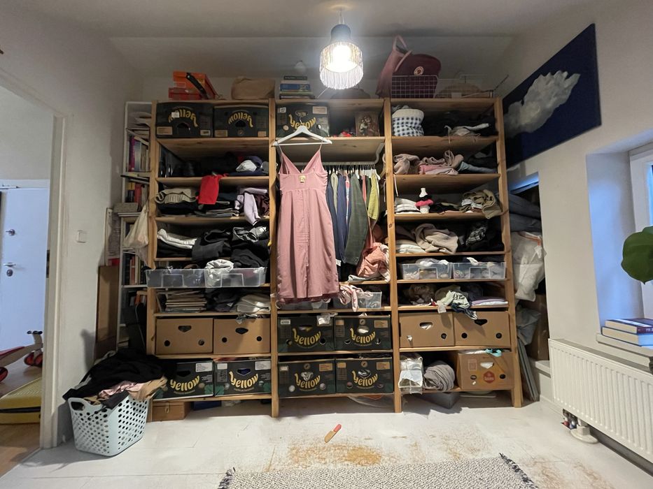 Regał IVAR ikea, garderoba