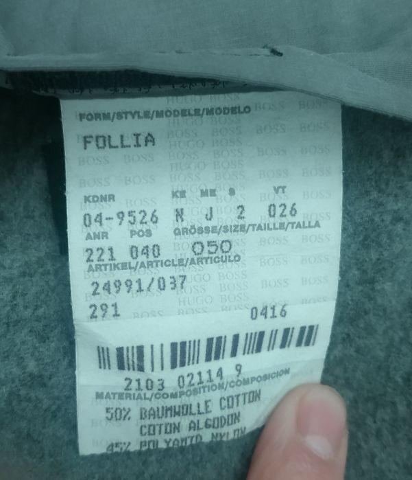 Куртка демисезонная Hugo Boss L-XL