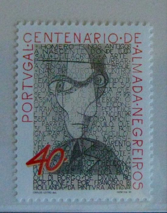 Série 2116 / 2117 Centenário do Nascimento de Almada Negreiros - 1993