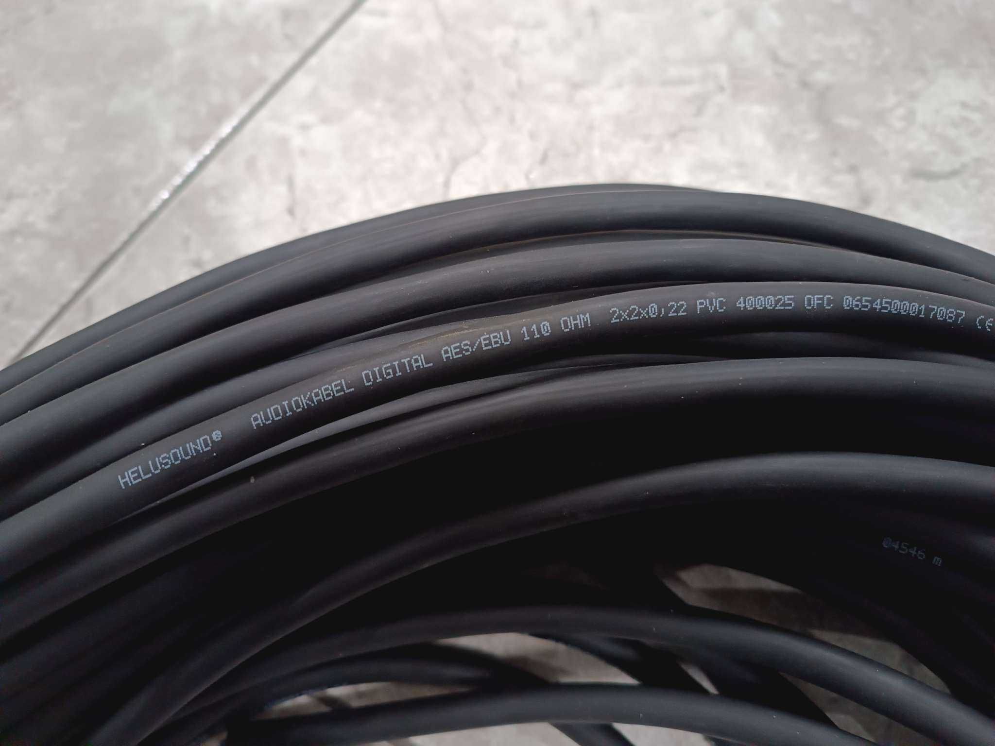 Kabel wieloparowy AES/EBU DMX multicore 2x2x0,22 wielopara pyta 83m