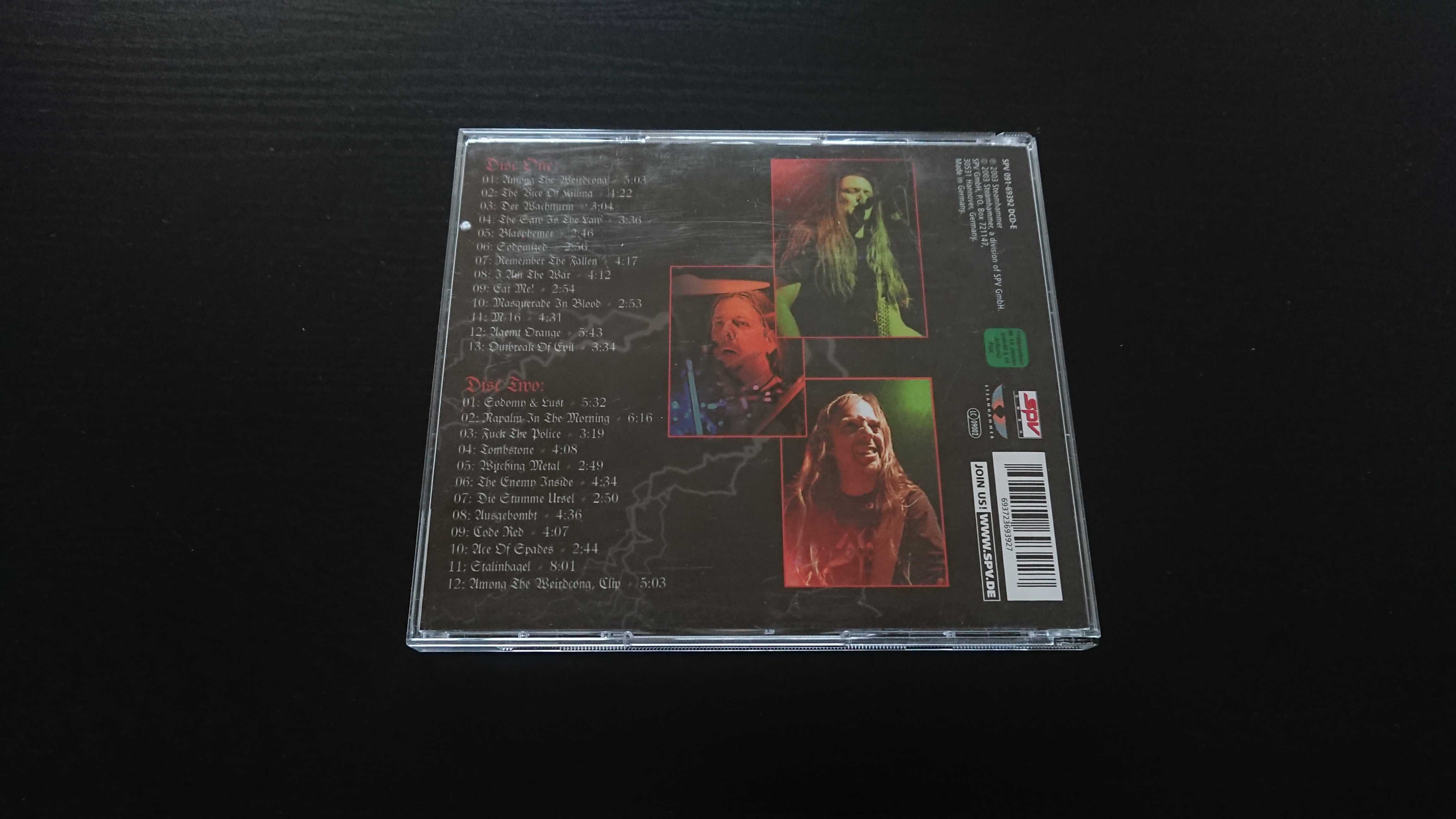 Sodom One Night In Bangkok 2CD *UŻYWANA* 2003 Germany Near Mint UNIKAT