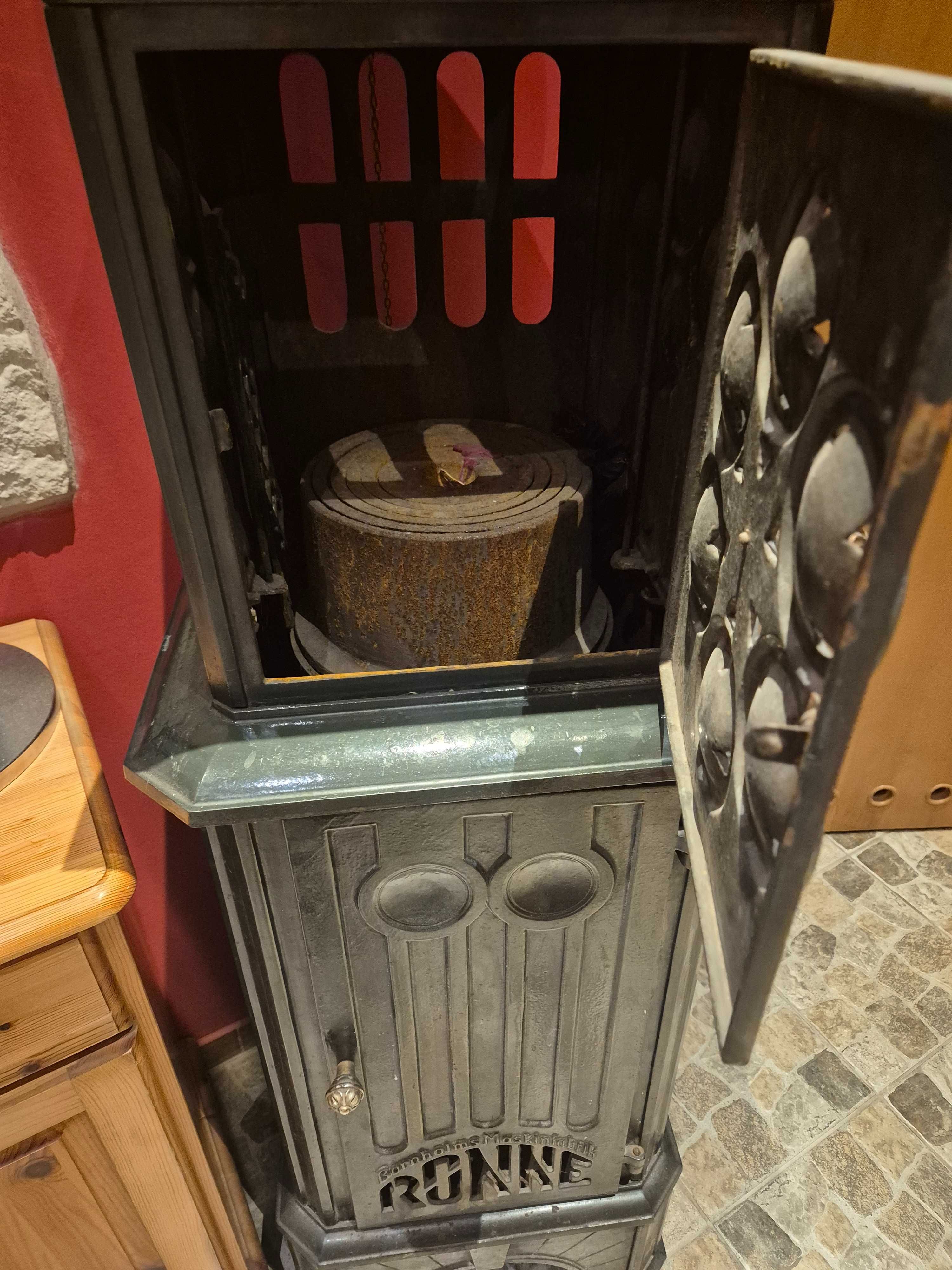 Piec typu koza w pieknej obudowie