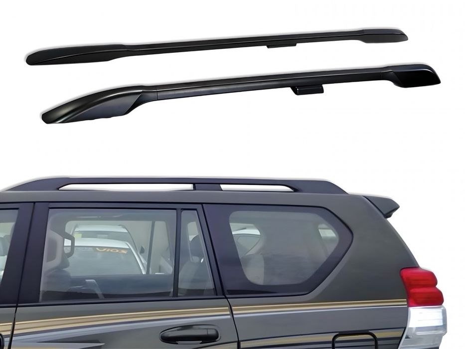 Рейлінги Toyota Land Cruiser Prado 150 2009-2023 ЯКІСТЬ ЧОРНІ