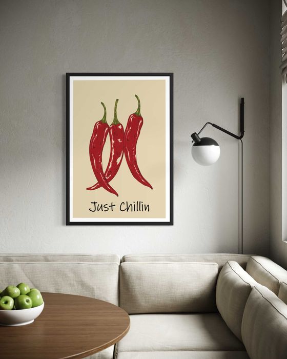Plakat "Just Chillin" 50x70cm