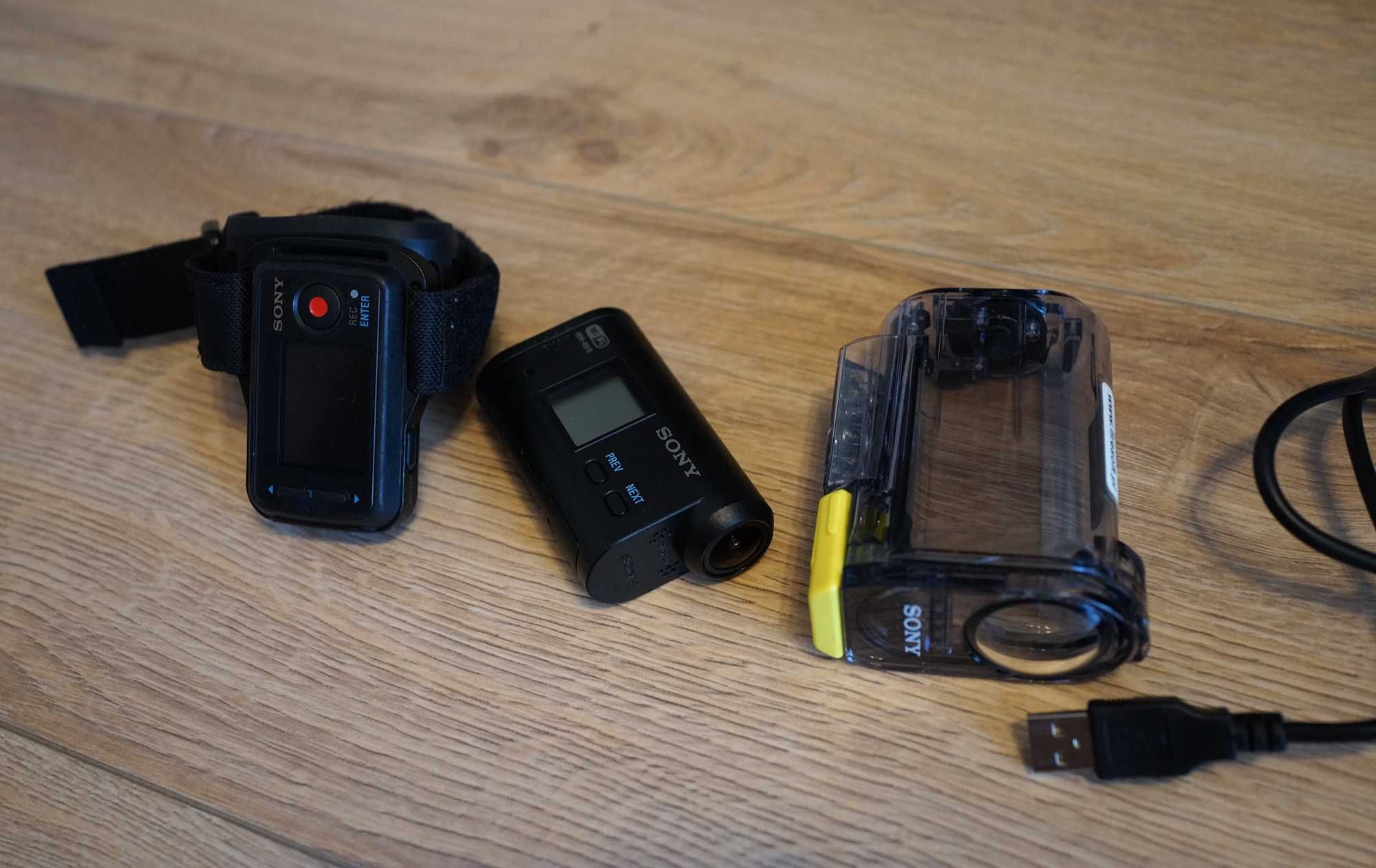 Sony ActionCam HDR-AS15 FullHD 60p, obudowa oraz pilot lepsza od gopro