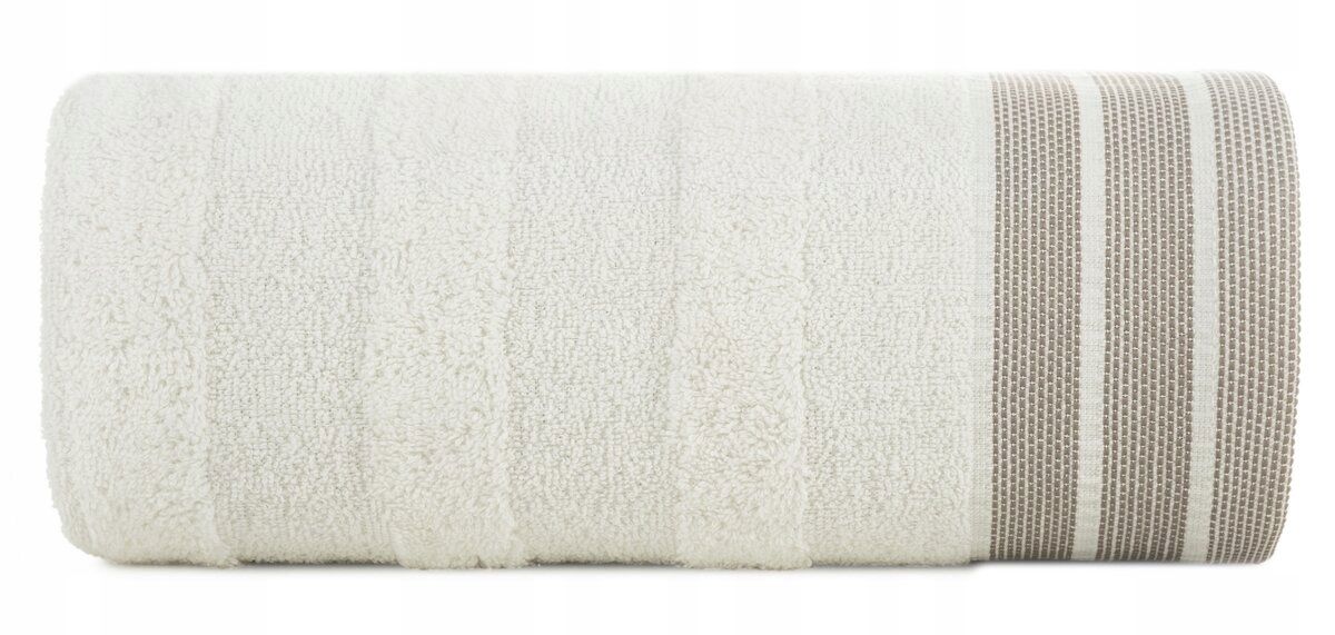 Ręcznik Pati 30x50 kremowy pasy frotte 500g/m2