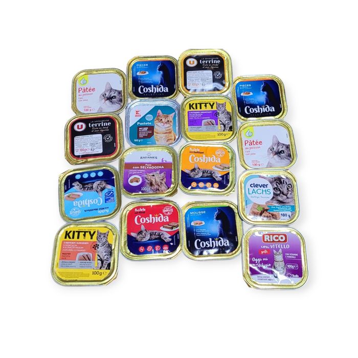 Karma dla kota mix tacek 68szt