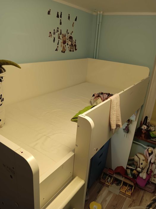 Rezerwacja Łóżko na antresoli z biurkiem Ikea Stuva